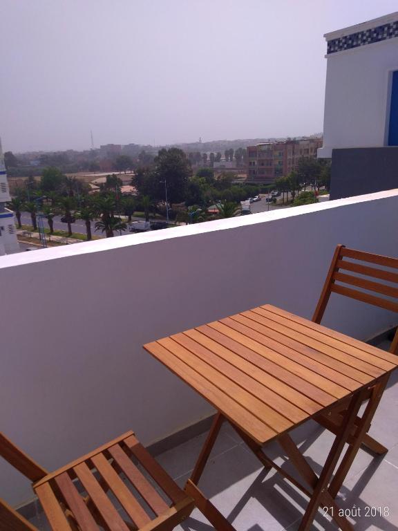 Apartment with 2 bedrooms in Bouznika with wonderful city view shared pool and furnished terrace 4 km from the beach