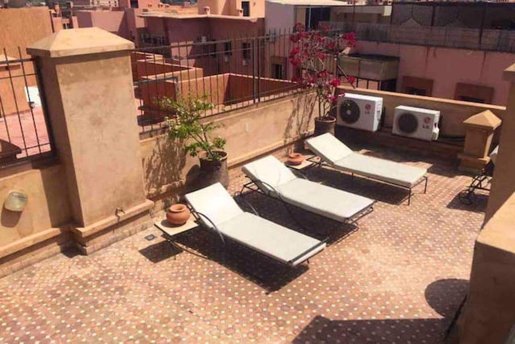 Apartment with 2 bedrooms in Marrakesh with wonderful city view shared pool furnished terrace