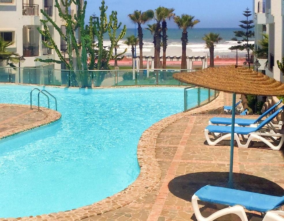 Apartment with one bedroom in Tamaris with wonderful sea view shared pool enclosed garden 250 m from the beach